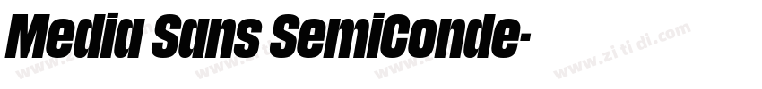 Media Sans SemiConde字体转换